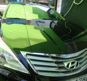 현대 그랜져HG 파손된 앞 유리복원